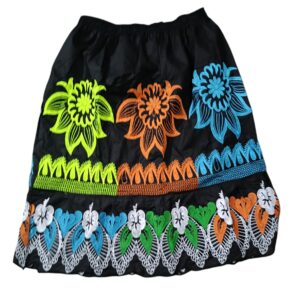 Pohnpeian Skirt with Floral Pattern