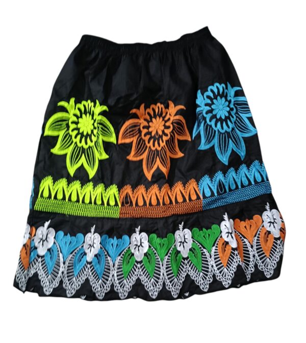 Pohnpeian Skirt with Floral Pattern