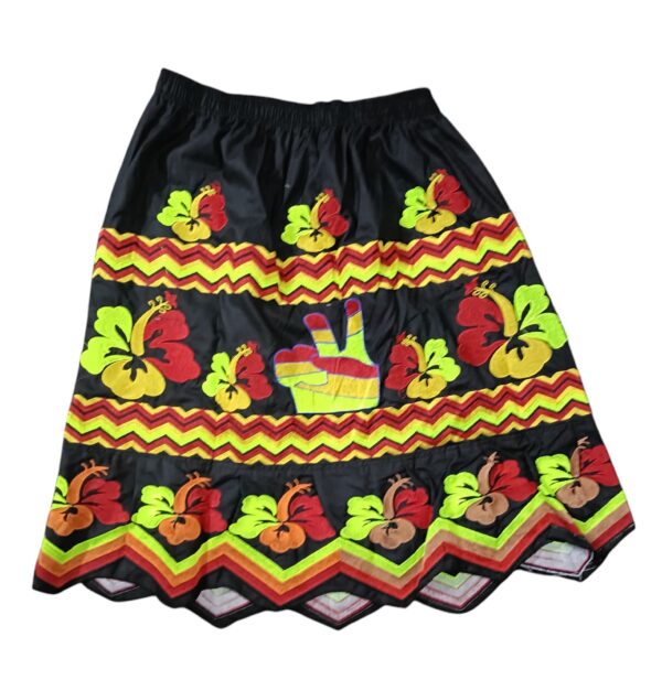 Pohnpeian Skirt with Floral pattern