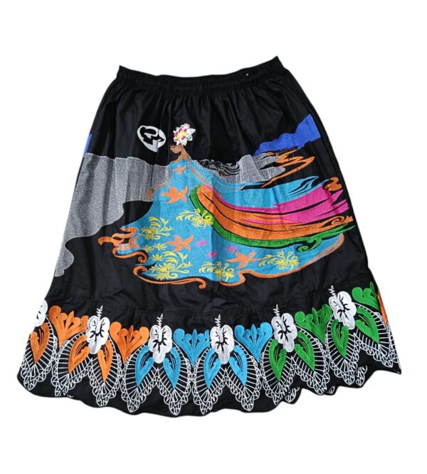 Pohnpeian Skirt with Queen Pattern