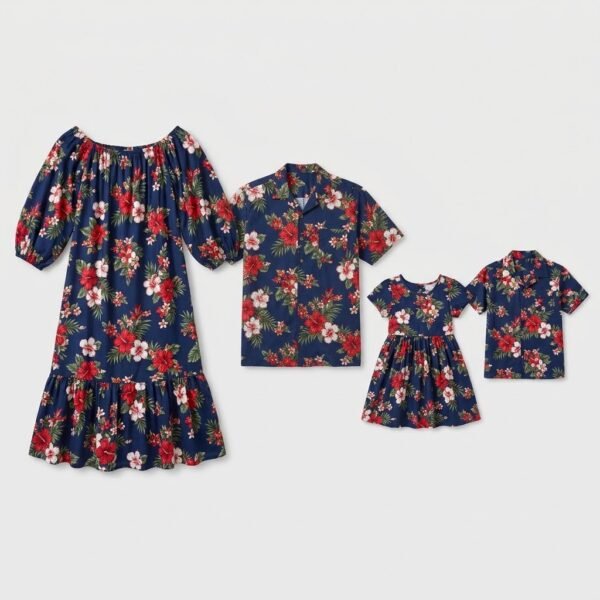 Hibiscus Reunion Matching Family Set