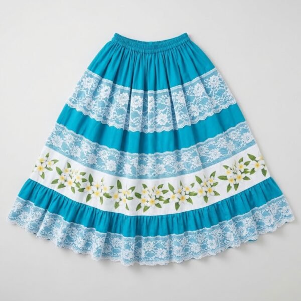 Lagoon Lace Chuukese Skirt