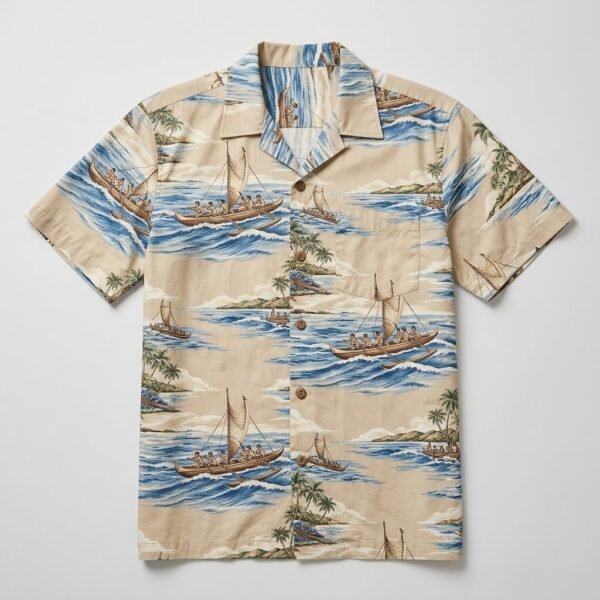 Outrigger Voyage Men’s Aloha Shirt