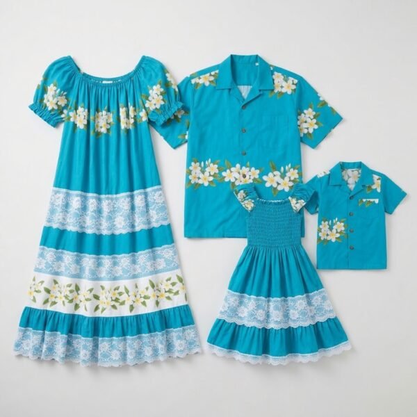 Plumeria Lagoon Matching Family Set